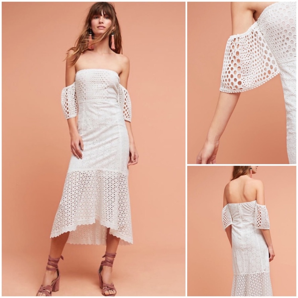 Anthropologie Farm Rio Off the Shoulder Dress XL